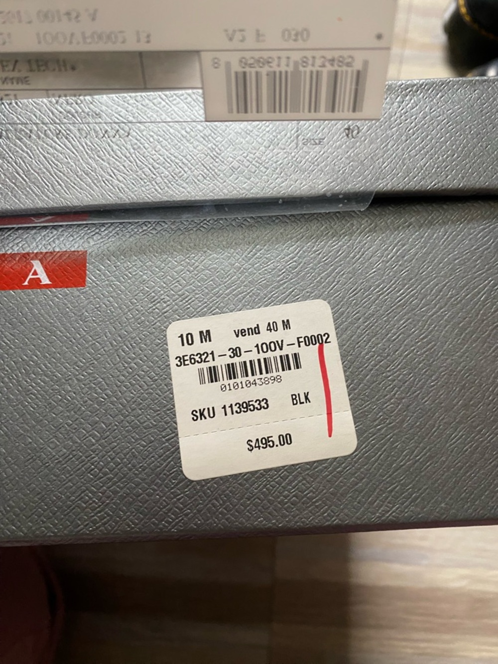 Prada Black Low-Top Lace-Up Sneakers with box - Picture 7 of 7